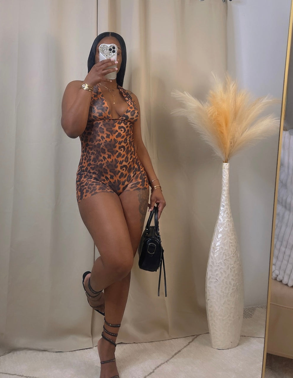 Wild Escape Leopard Romper